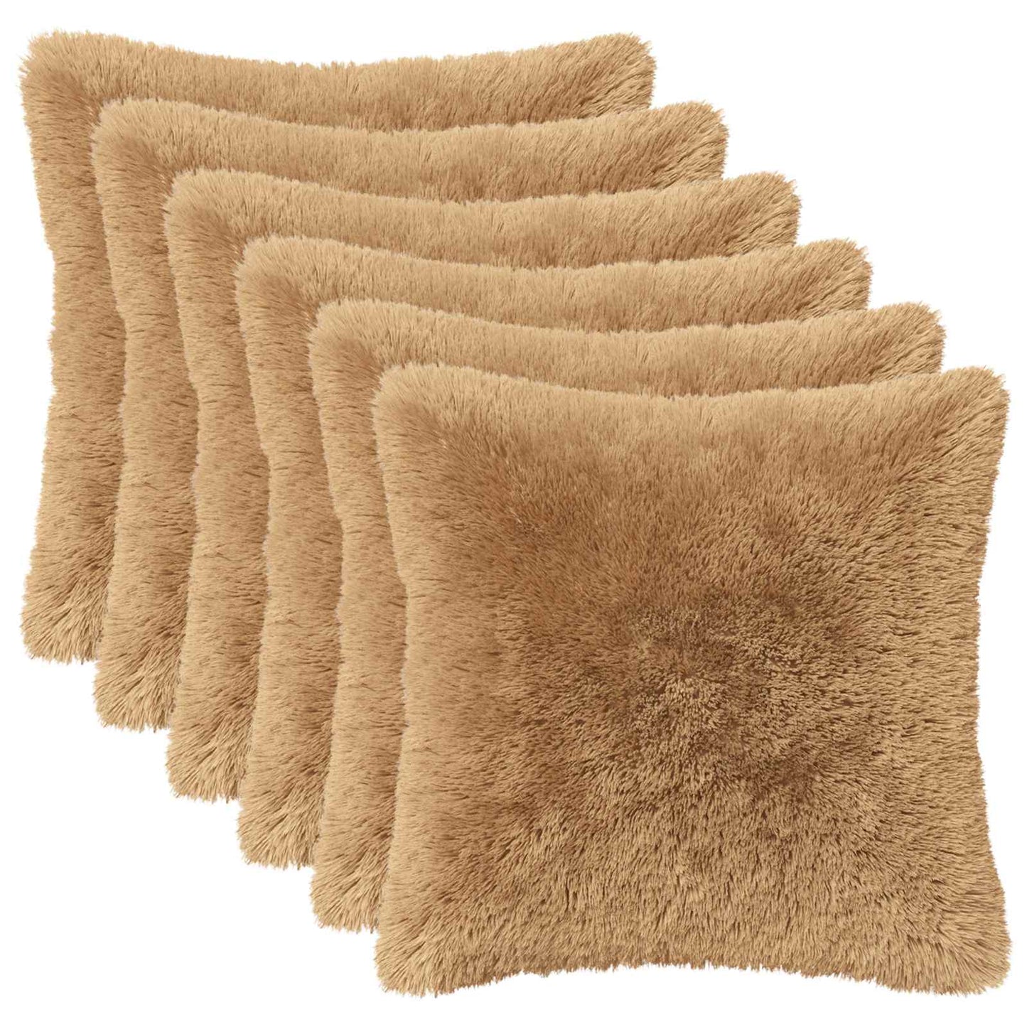 Cuscino con cuscino HEERLEN 12 pz Tortora Fleece PV | homemem39