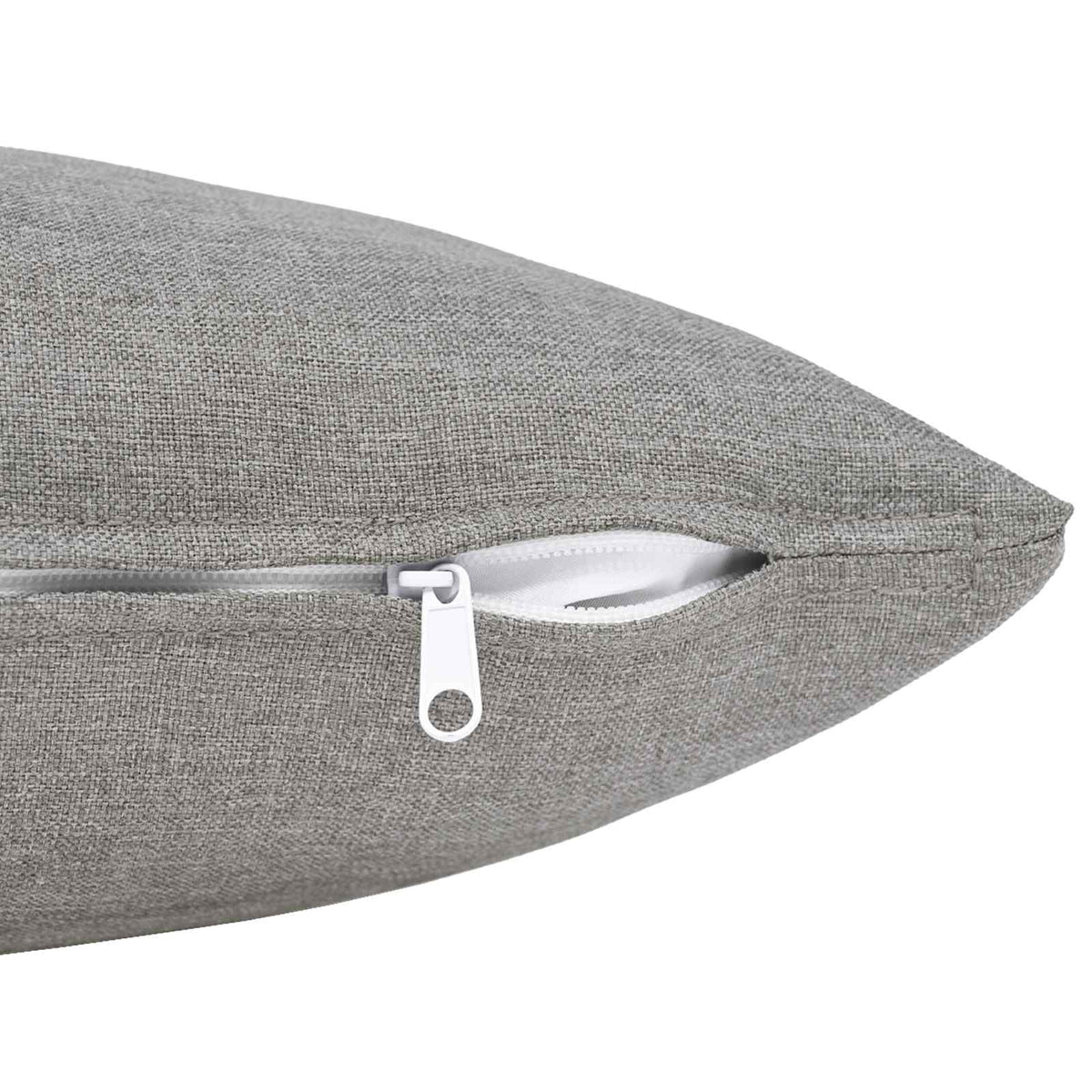 Cuscino con cuscino HEERLEN 2 pz Grigio Nuvola Tessuto | homemem39