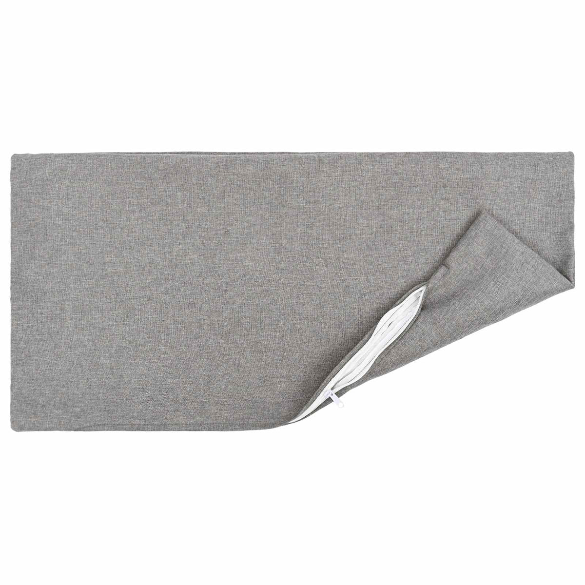 Cuscino con cuscino HEERLEN 2 pz Grigio Nuvola Tessuto | homemem39