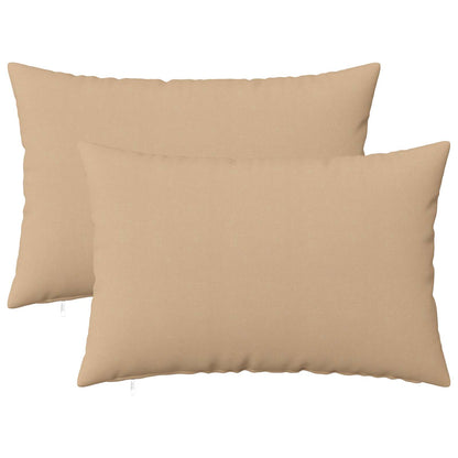 Cuscino con cuscino HEERLEN 2 pz Crema Tessuto