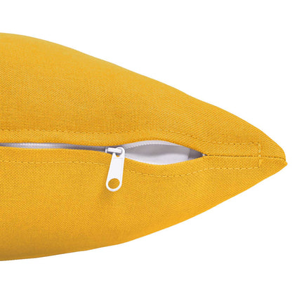 Cuscino con cuscino HEERLEN 2 pz Giallo Chiaro Tessuto | homemem39