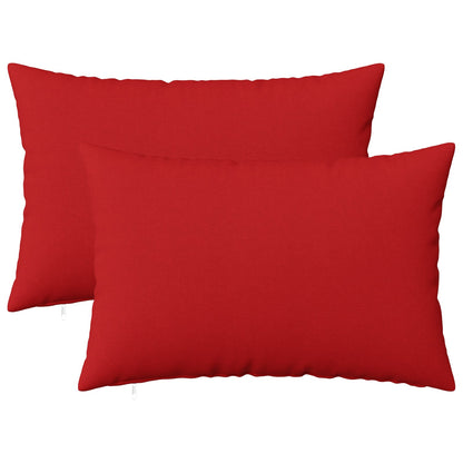 Cuscino con cuscino HEERLEN 2 pz Rosso Tessuto | homemem39