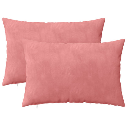Cuscino con cuscino HEERLEN 2 pz Rosa Velluto | homemem39