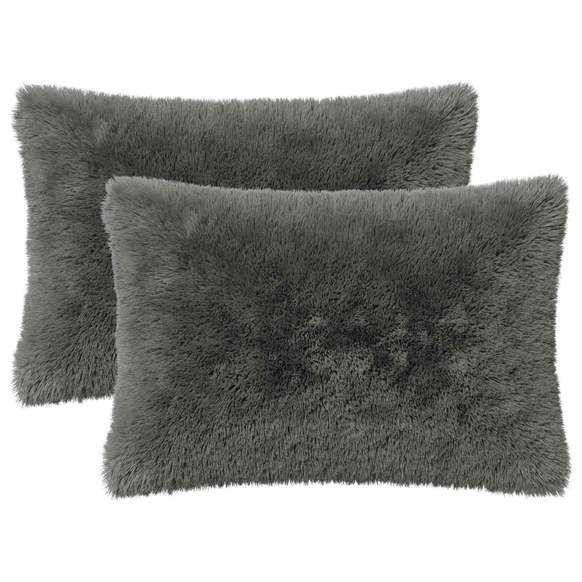 Cuscino con cuscino HEERLEN 2 pz Verde chiaro Fleece PV