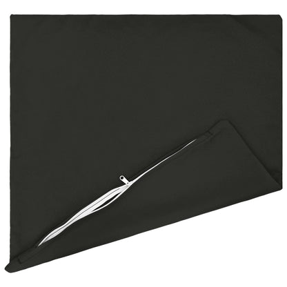 Cuscino 2 pz HEERLEN Nero 55 x 55 cm Poliestere