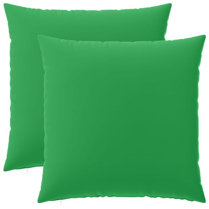 Cuscino 2 pz HEERLEN Verde 55 x 55 cm Poliestere