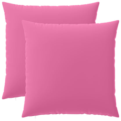 Cuscino con cuscino HEERLEN 2 pz Rosa Poliestere | homemem39