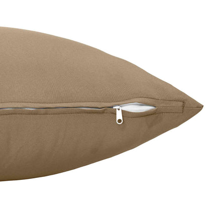 Cuscino 2 pz HEERLEN Tortora 55 x 55 cm Poliestere