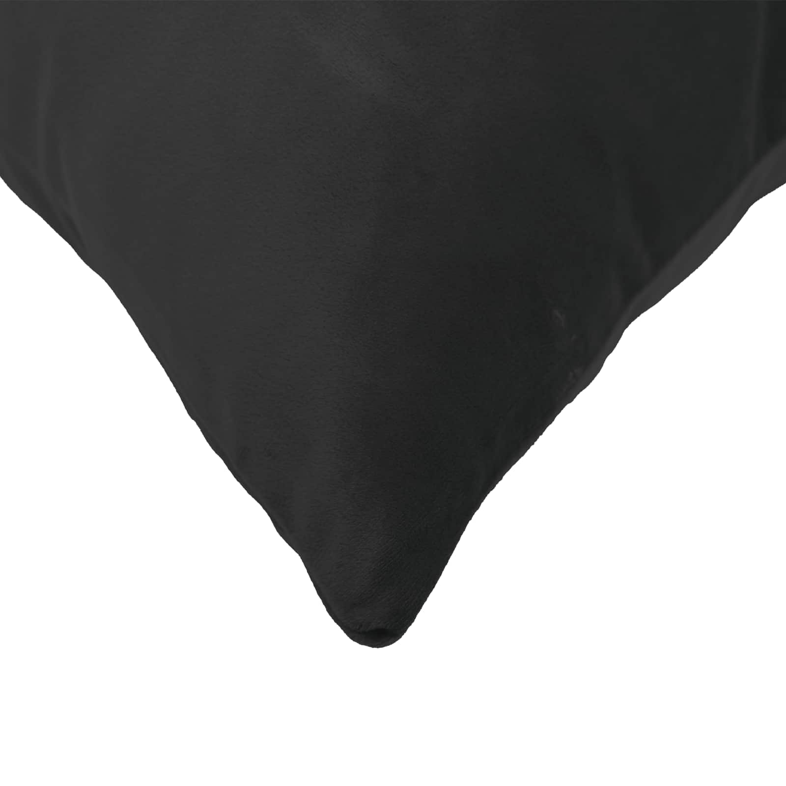 Cuscino con cuscino HEERLEN 2 pz Nero Velluto | homemem39