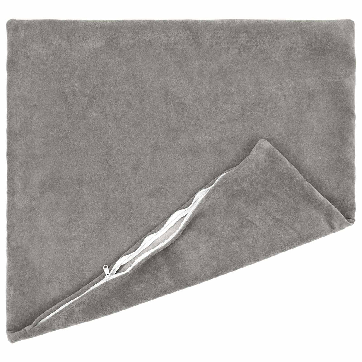Cuscino HEERLEN 2 pz Grigio Chiaro Fleece in microfibra | homemem39