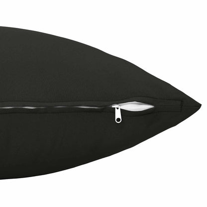 Cuscino con cuscino HEERLEN 2 pz Nero Poliestere | homemem39