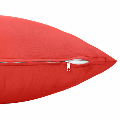 Cuscino 2 pz HEERLEN Rosso 80 x 80 cm Poliestere