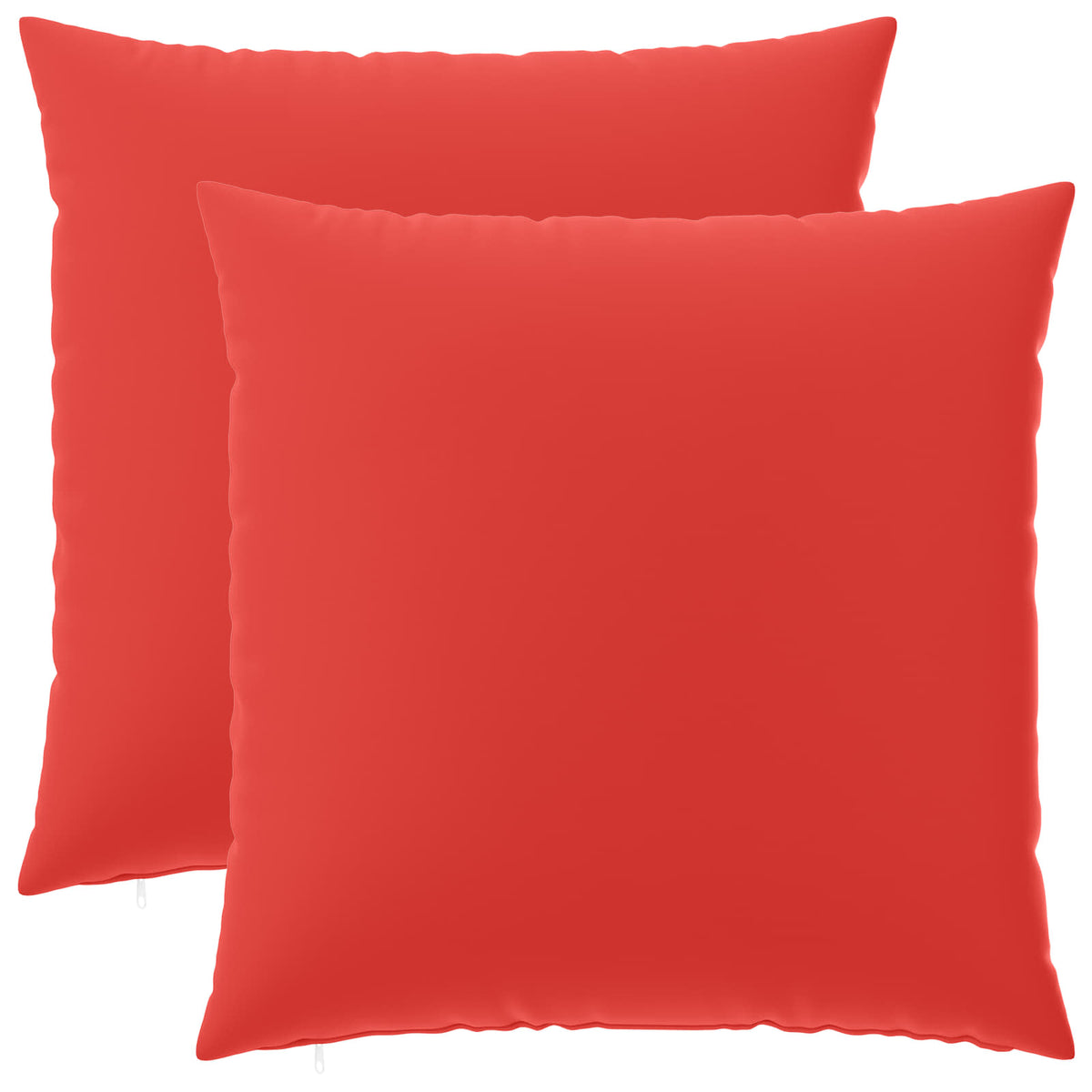 Cuscino 2 pz HEERLEN Rosso 80 x 80 cm Poliestere