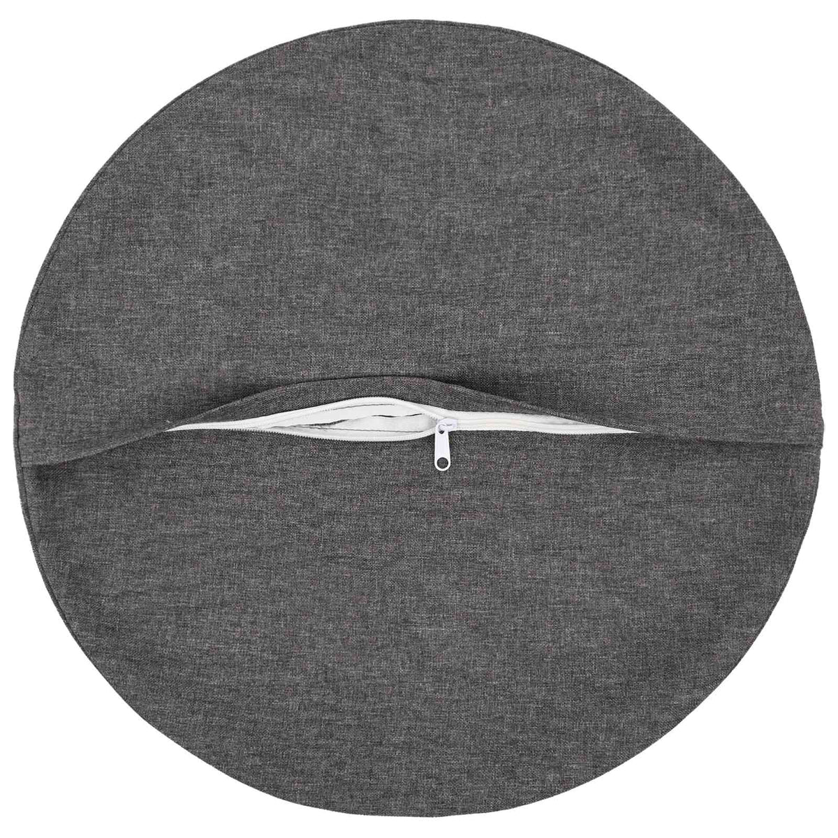 Cuscino da Lanciare 6 pz HEERLEN Grigio Chiaro Ø 30 cm Tessuto