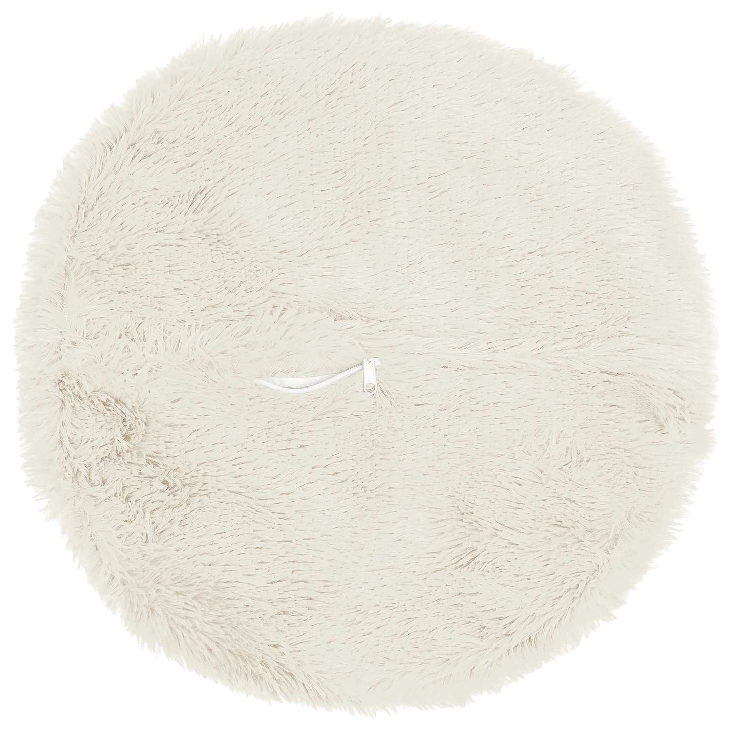 Cuscino con cuscino HEERLEN 2 pz Bianco Fleece PV