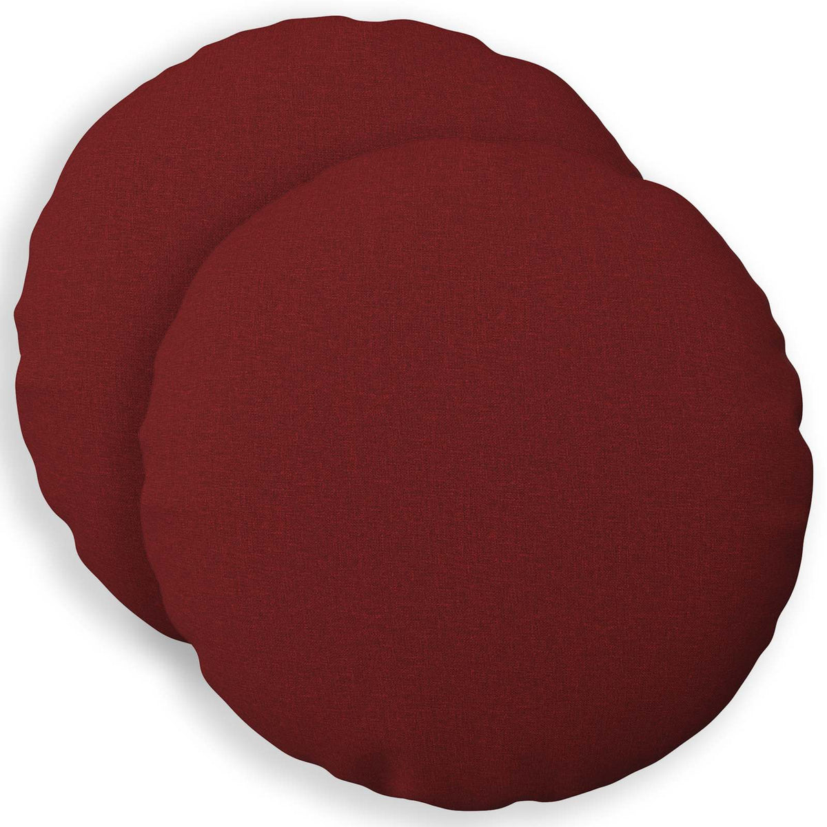 Cuscino con cuscino HEERLEN 2 pz Rosso Vino Tessuto | homemem39