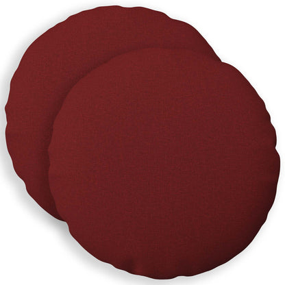 Cuscino con cuscino HEERLEN 2 pz Rosso Vino Tessuto | homemem39