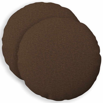 Cuscino con cuscino HEERLEN 2 pz Marrone Tessuto