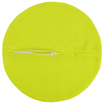 Cuscino 6 pz HEERLEN Verde brillante. Ø 50 cm Poliestere