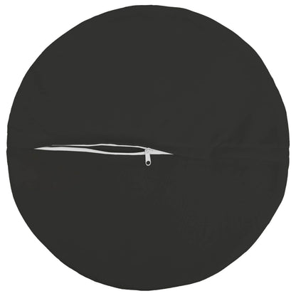 Cuscino 2 pz HEERLEN Nero Ø 50 cm Poliestere