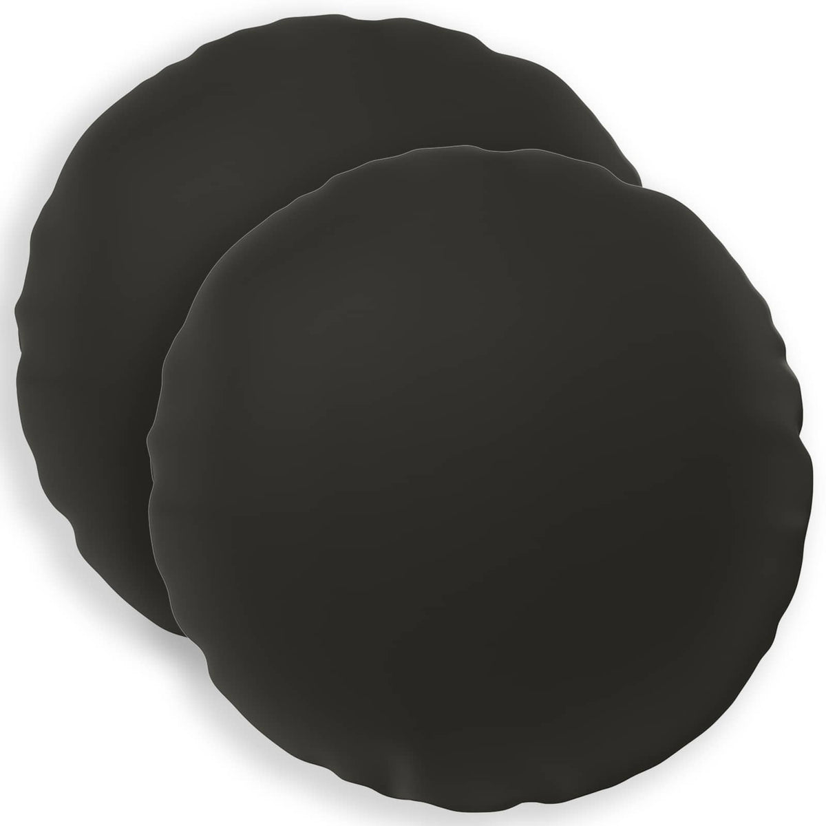 Cuscino 2 pz HEERLEN Nero Ø 50 cm Poliestere