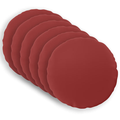 Cuscino da Lanciare 6 pz HEERLEN Rosso Vino Diam. 50 cm