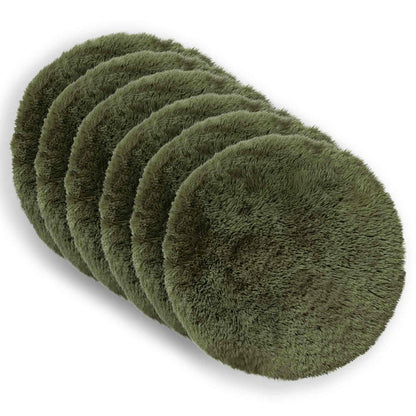 Cuscino con cuscino HEERLEN 2 pz Verde Fleece PV