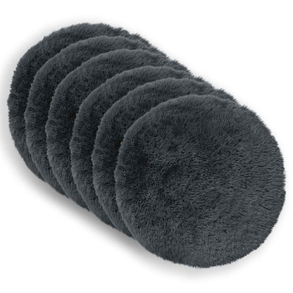 Cuscino con cuscino HEERLEN 6 pz Antracite Fleece PV | homemem39