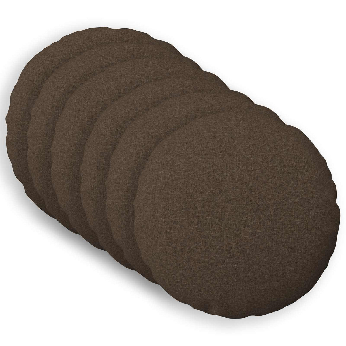 Cuscino con cuscino HEERLEN 6 pz Tortora Tessuto | homemem39