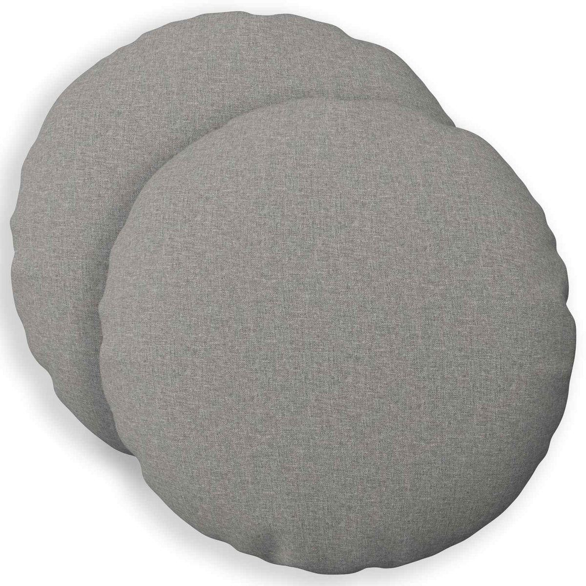Cuscino con cuscino HEERLEN 2 pz Grigio Nuvola Tessuto | homemem39