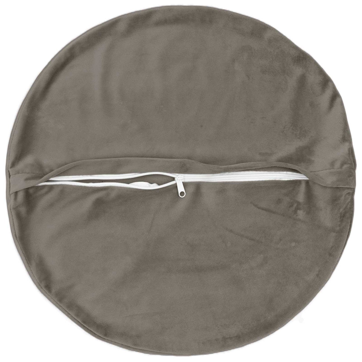 Cuscino con cuscino HEERLEN 6 pz Grigio Chiaro Velluto