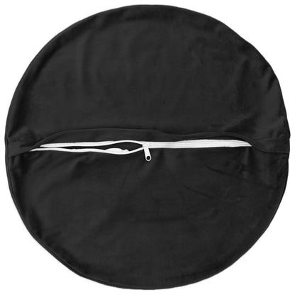 Cuscino con cuscino HEERLEN 2 pz Nero Velluto