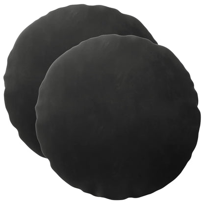Cuscino con cuscino HEERLEN 2 pz Nero Velluto