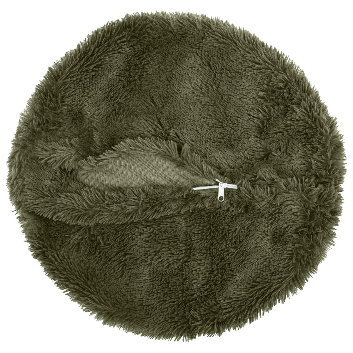 Cuscino con cuscino HEERLEN 2 pz Verde Fleece PV