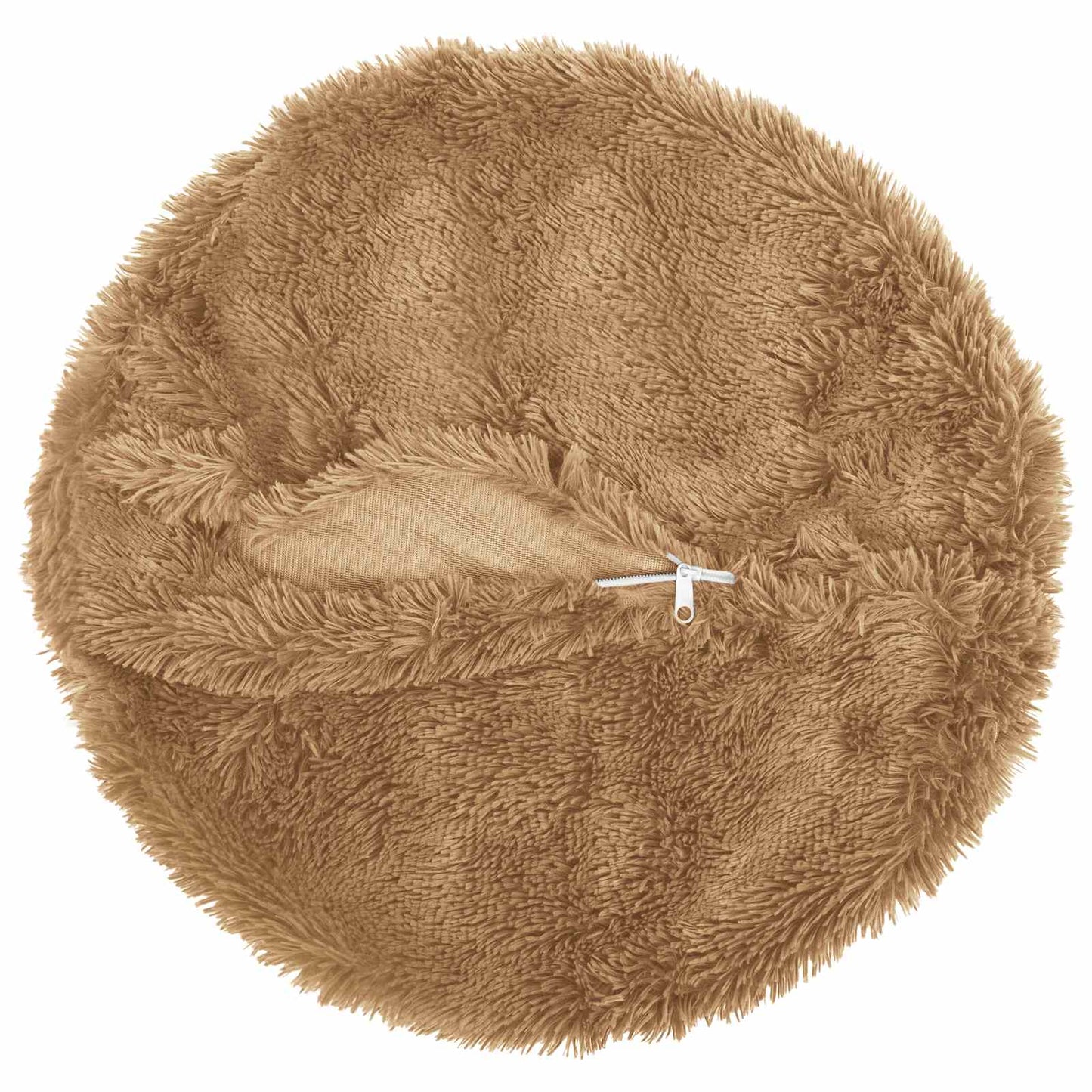 Cuscino con cuscino HEERLEN 2 pz Tortora Fleece PV | homemem39