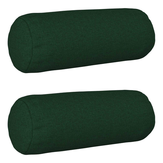 Cuscino con cuscino HEERLEN 2 pz Verde Scuro Tessuto