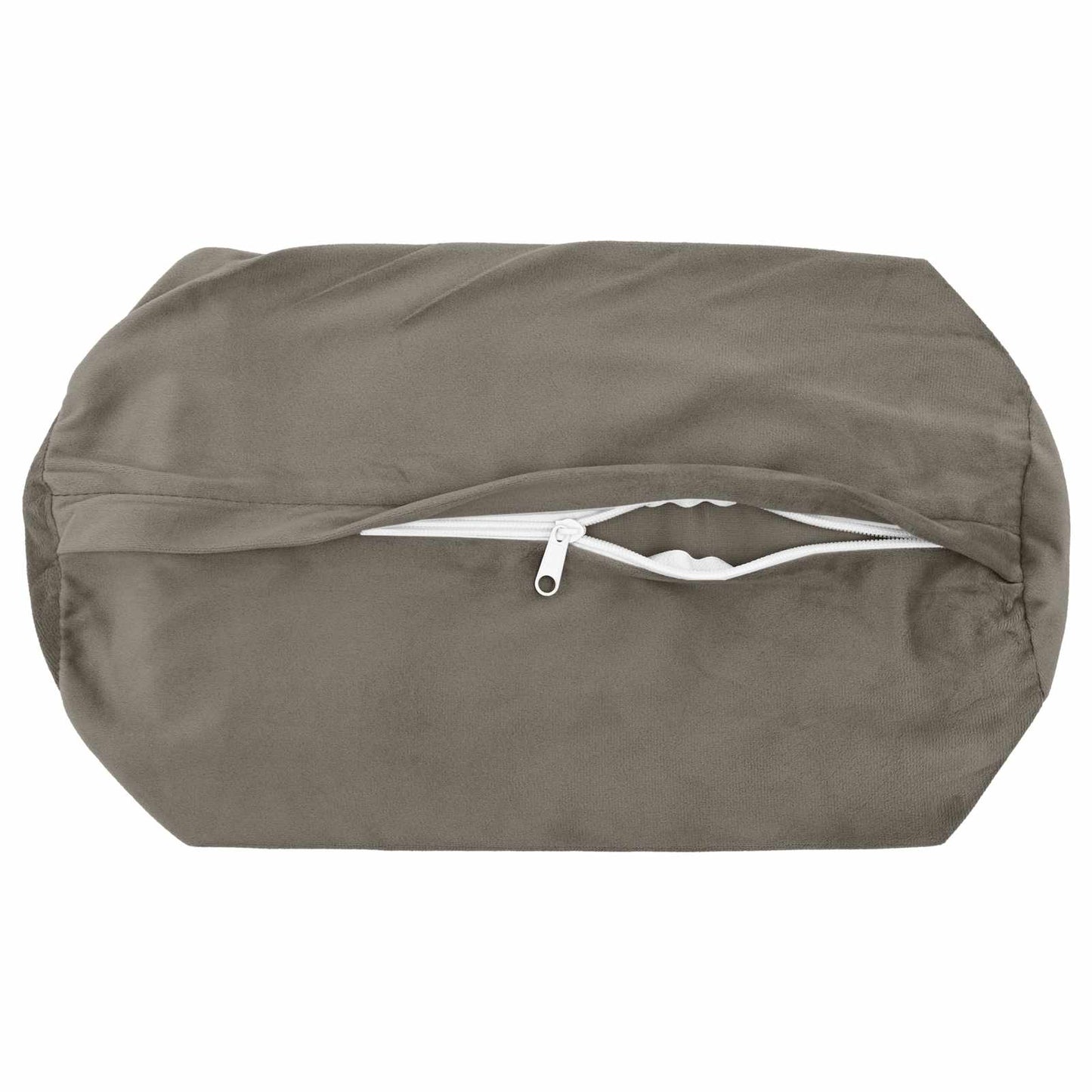 Cuscino con cuscino HEERLEN 2 pz Grigio Chiaro Velluto | homemem39