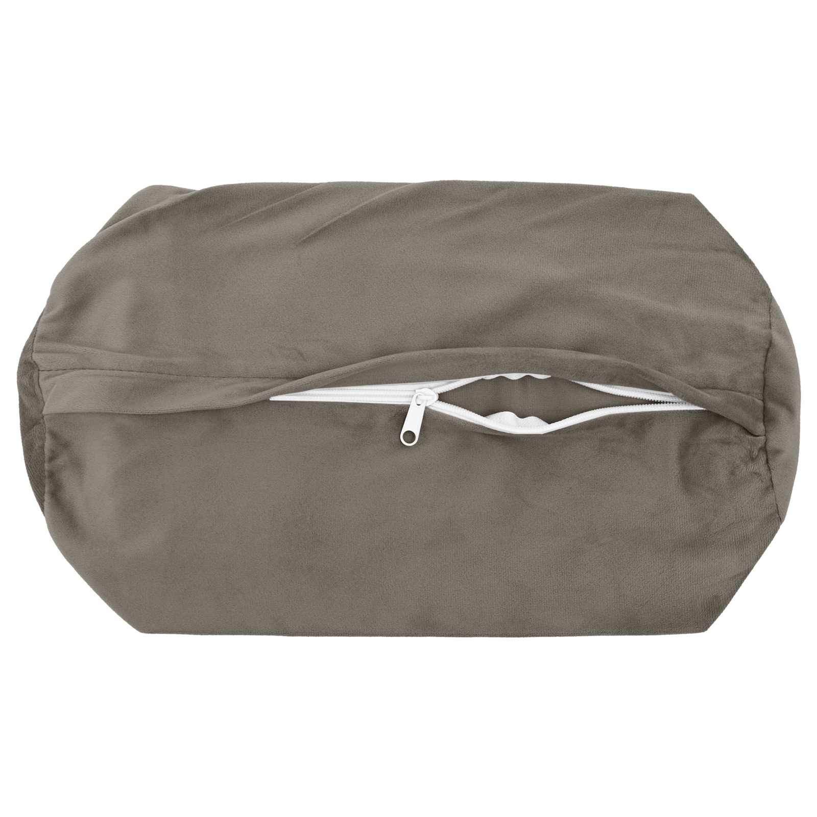 Cuscino con cuscino HEERLEN 2 pz Grigio Chiaro Velluto | homemem39