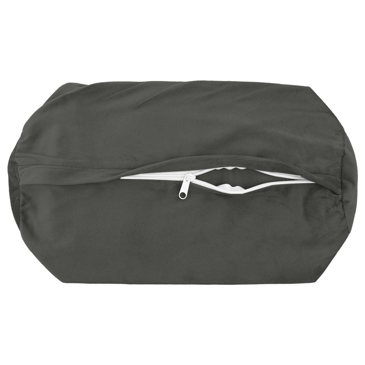 Cuscino con cuscino HEERLEN 6 pz Grigio Scuro Velluto