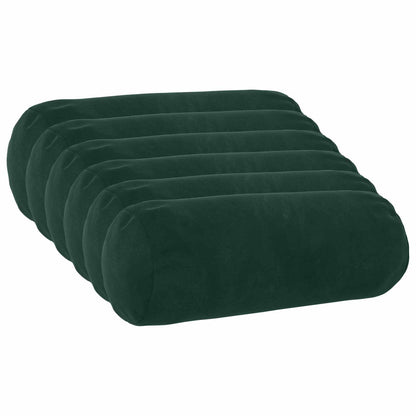 Cuscino con cuscino HEERLEN 6 pz Verde Scuro Velluto | homemem39