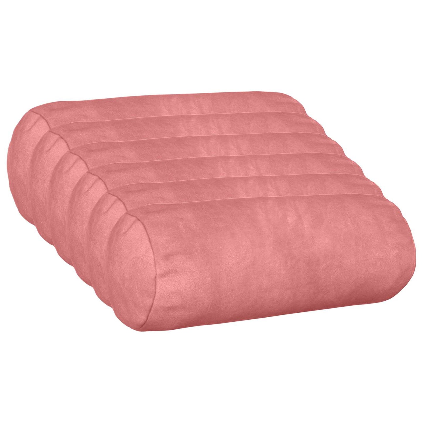 Cuscino con cuscino HEERLEN 6 pz Rosa Velluto
