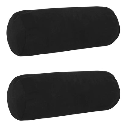 Cuscino con cuscino HEERLEN 2 pz Nero Velluto | homemem39