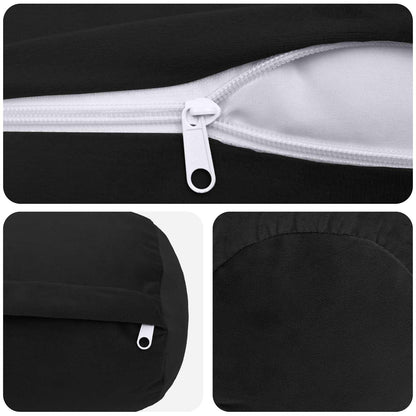 Cuscino con cuscino HEERLEN 6 pz Nero Velluto | homemem39