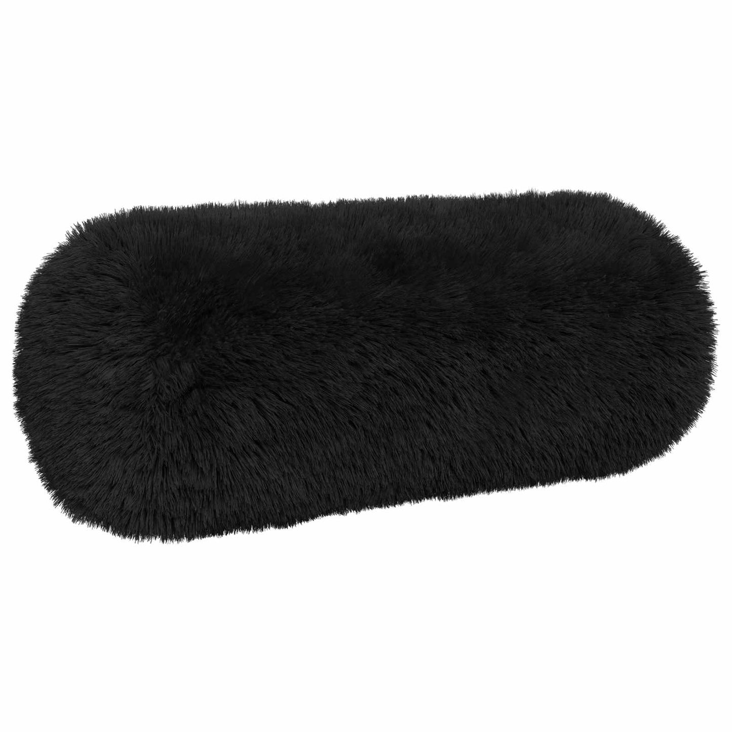 Cuscino con cuscino HEERLEN 6 pz Nero Fleece PV