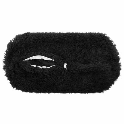Cuscino con cuscino HEERLEN 6 pz Nero Fleece PV