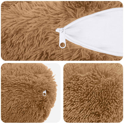 Cuscino con cuscino HEERLEN 6 pz Tortora Fleece PV