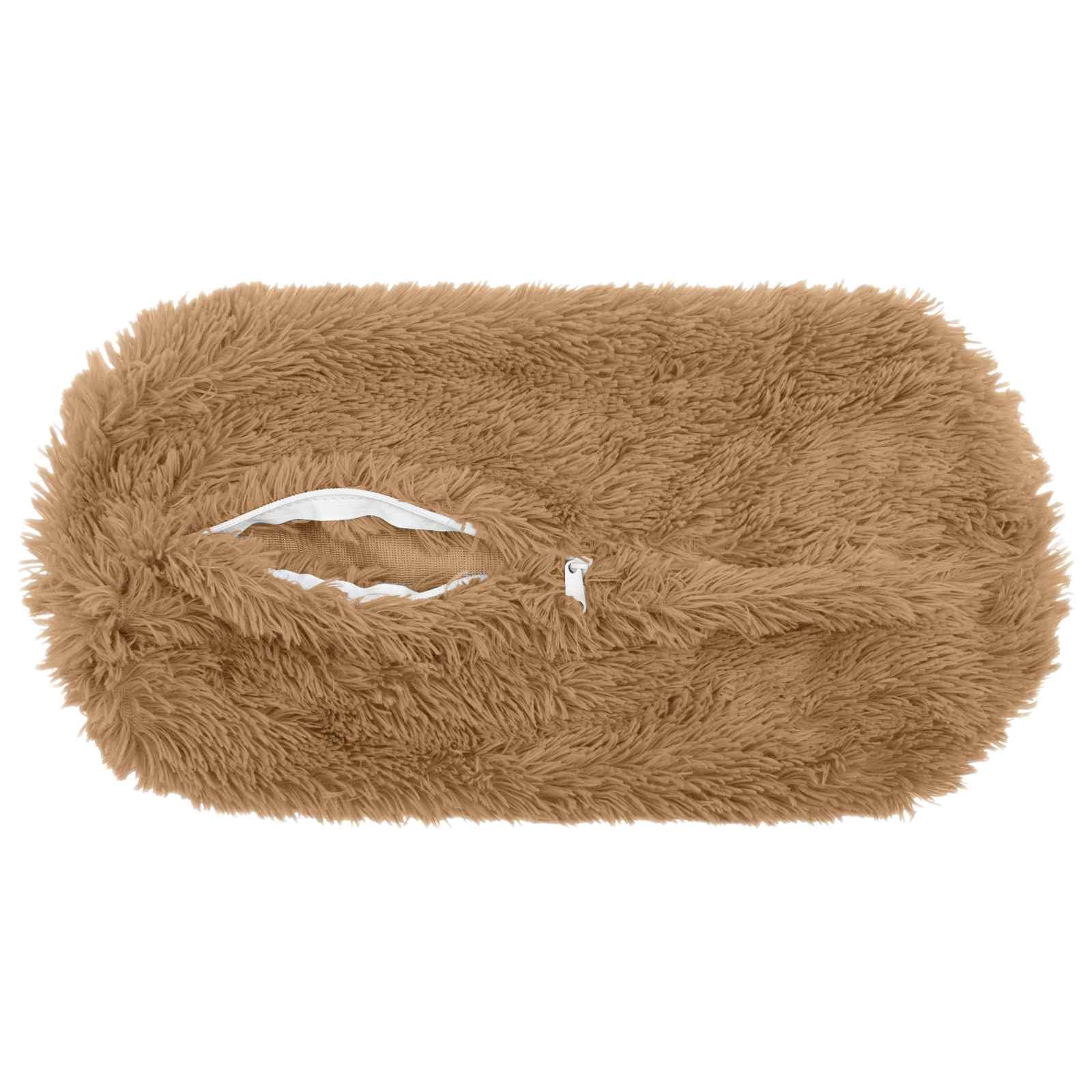 Cuscino con cuscino HEERLEN 6 pz Tortora Fleece PV | homemem39