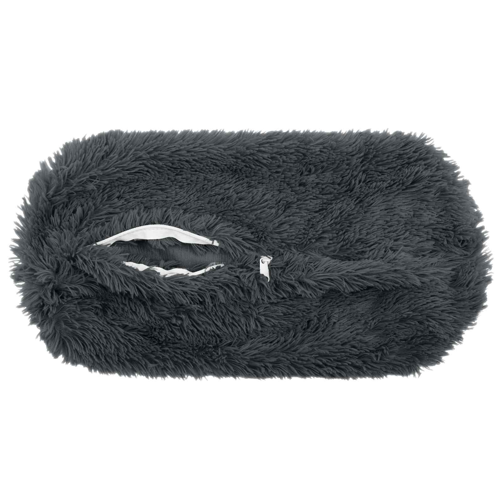 Cuscino con cuscino HEERLEN 6 pz Antracite Fleece PV | homemem39