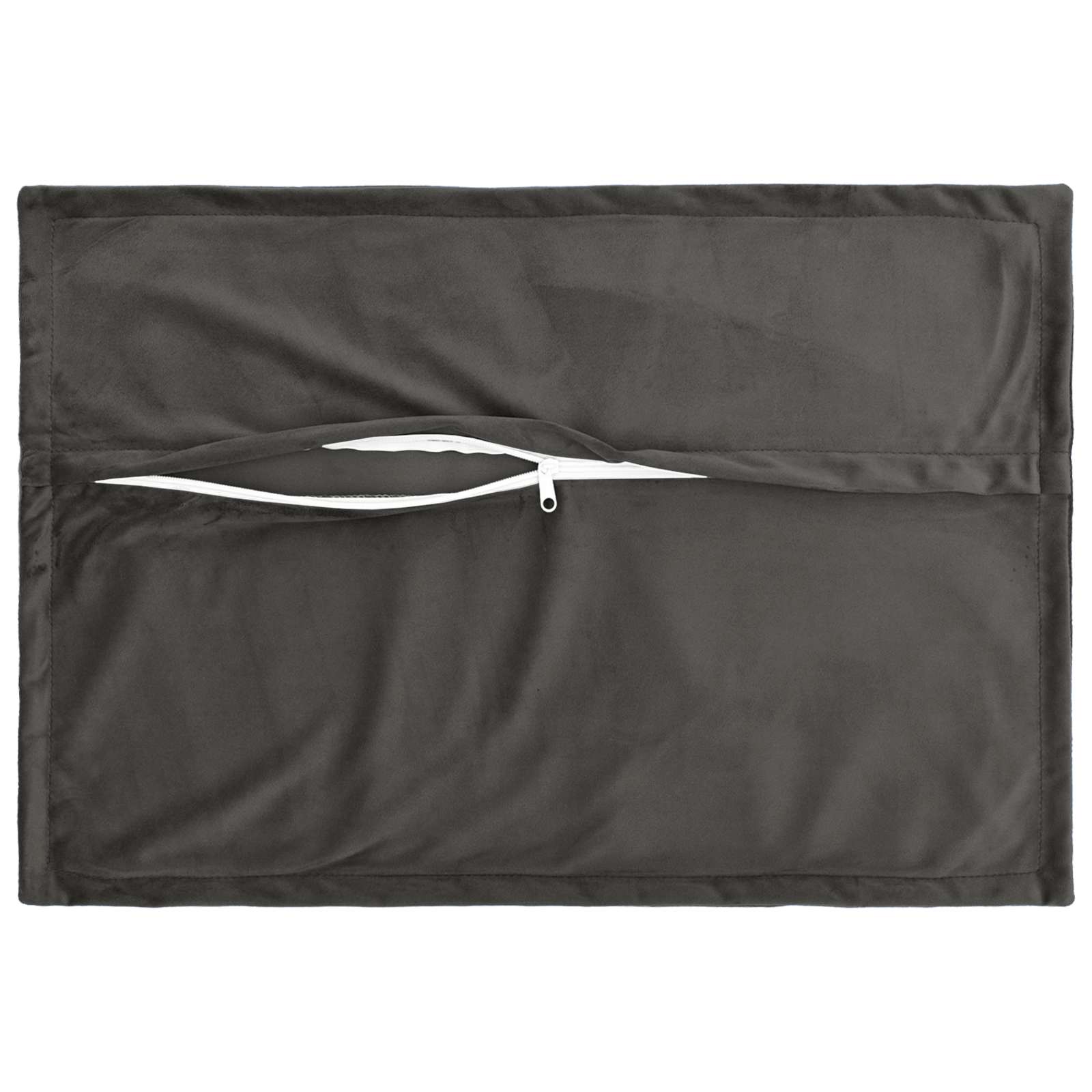 Cuscino con cuscino HOUTEN 6 pz Grigio Scuro Velluto | homemem39