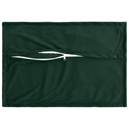 Cuscino con cuscino HOUTEN 2 pz Verde Scuro Velluto | homemem39
